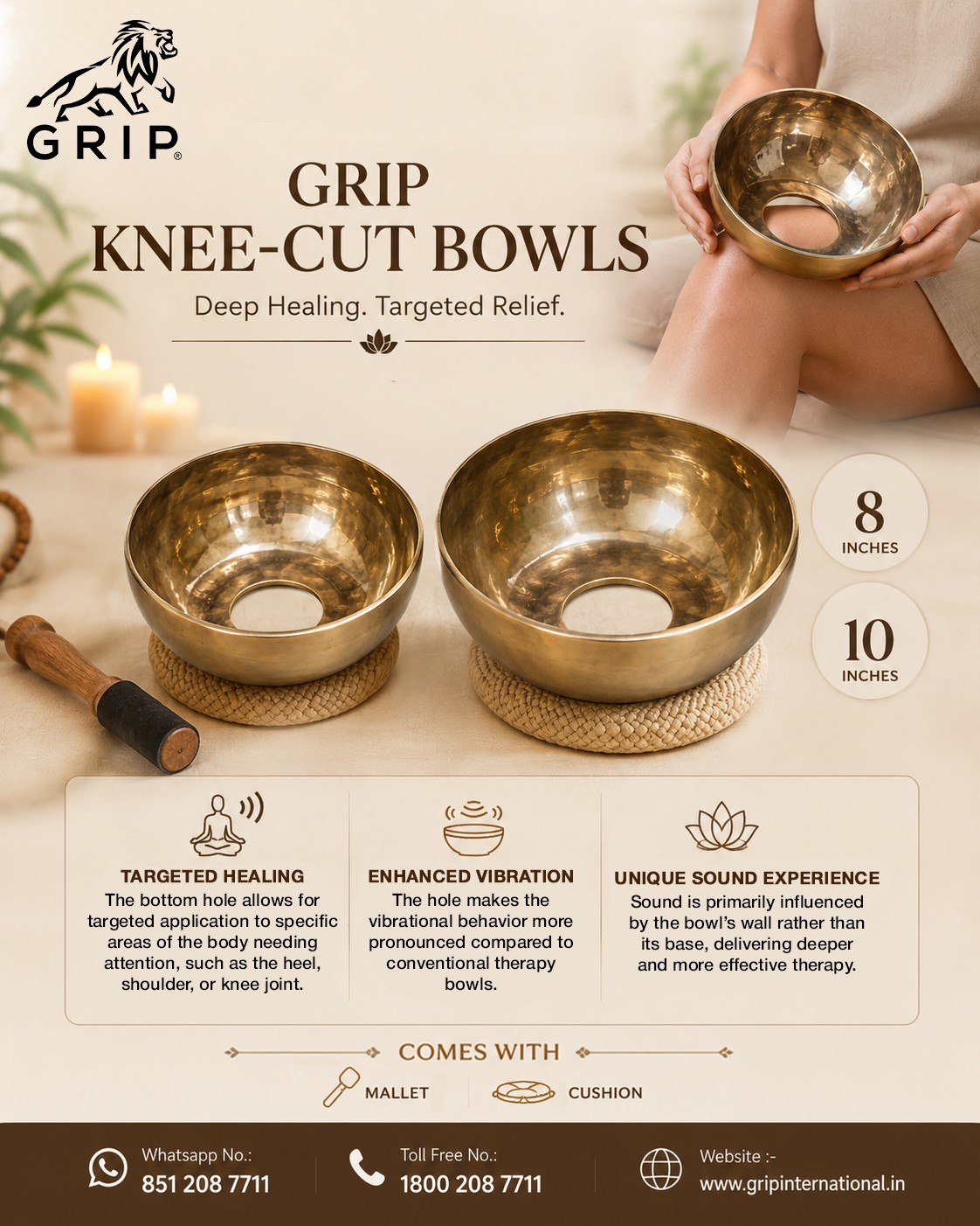 Knee-Cut Bowls
